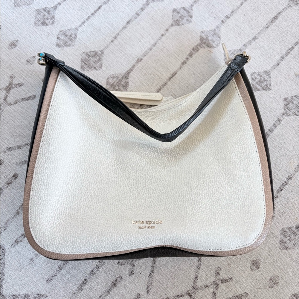 kate spade Black, White, and Tan Shoulder Bag